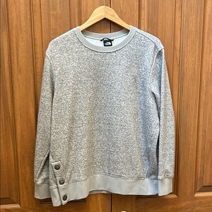 Womens North Face Gray Crew Neck Sweater